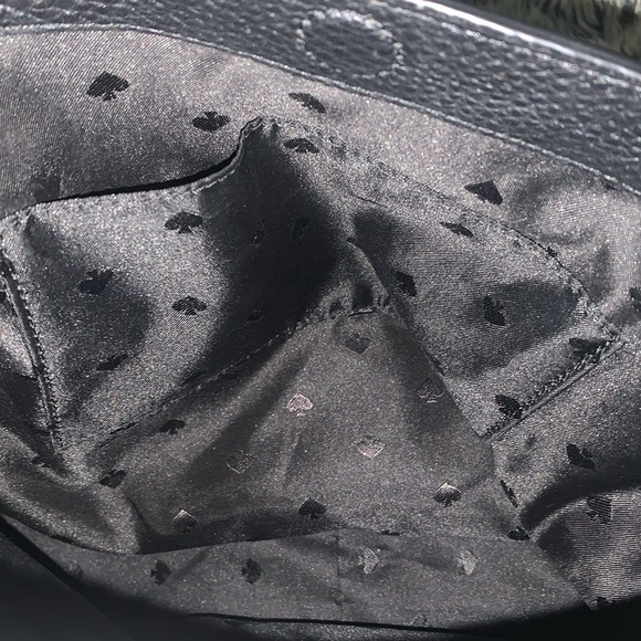 Kate Spade Black Pebbled Leather Shoulder/Crossbody Bag - Picture 14 of 15